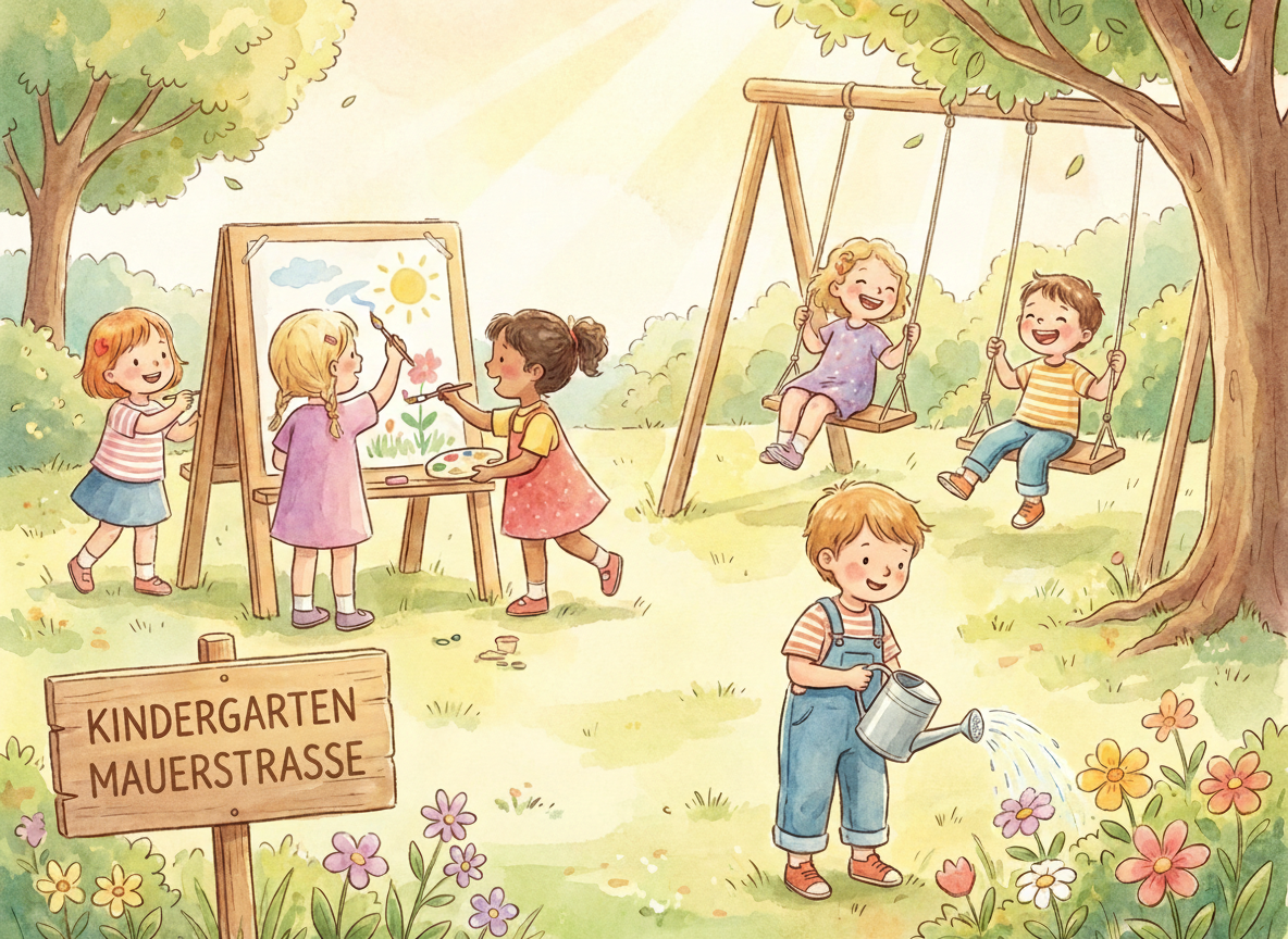 Kinder auf der Mauer – Ev. Kita Mauerstraße